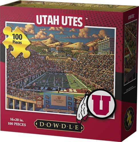 Jigsaw Puzzle - University of Utah Utes-U of U-100 Pc By Dowdle Folk Art