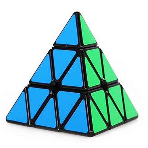 CuberSpeed Shengshou Pyramid Black Magic Cube Shengshou Legend Pyramid Black Speed Cube