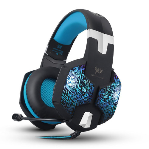 VersionTech Professional Stereo Gaming Headset with Microphone for Mac PC Computer(Incompatible with PS4 PS3 Xbox One Xbox 360,Blue)