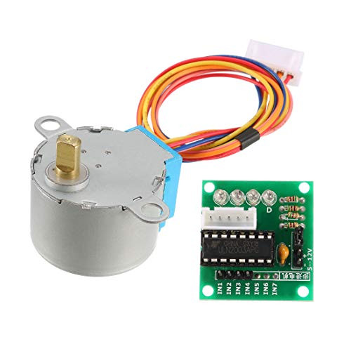 uxcell DC 5V Micro Stepper Motor 28BYJ-48 With 5V ULN2003 Drive Test Module Board 5 Line 4 Phase