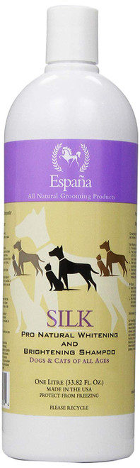 Espana Silk ESP0315DC Specially Formulated Silk Pro Whitening and Brightening Shampoo for Dogs and Cats Espana Silk ESP0315DC Specially Formulated Silk Pro Whitening and Brightening Shampoo for Dogs and Cats