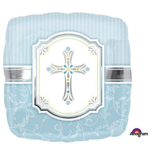 Anagram A1138 6 Communion Blessings Blue Foil Balloon 18",
