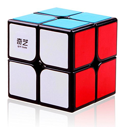CuberSpeed Qiyi Qidi 2x2 Black Magic cube MoFangGe MFG qidi Black 2x2x2 Speed cube