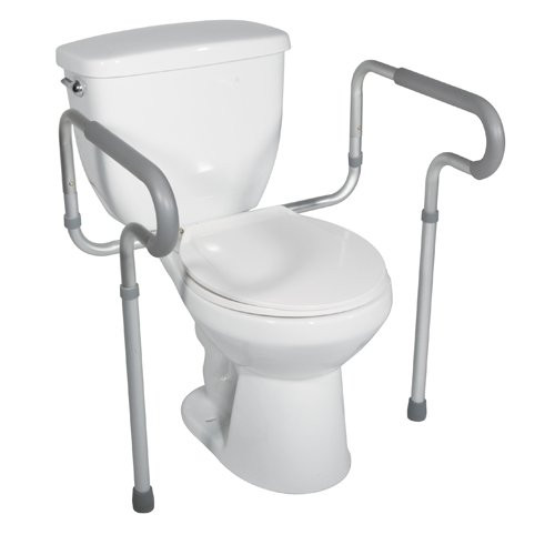 Drive Medical Toilet Safety Frame, White