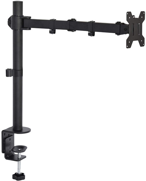 VIVO Single LCD Monitor Desk Mount Stand Fully Adjustable/Tilt/Articulating for 1 Screen up to 27' (STAND-V001)