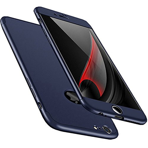 iPhone 6 Plus/6s Plus Case, ACMBO 3 in 1 Ultra Thin Slim Fit Front & Back Protection Anti-Scratch Shock Absorption Hard PC Plastic Protective Back Case Cover for Apple iPhone 6/6s Plus 5.5 inch Blue