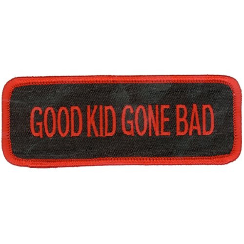 Hot Leathers Good Kid Gone Bad Patch (4" Width x 2" Height) Hot Leathers Good Kid Gone Bad Patch (4" Width x 2" Height)