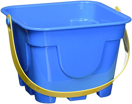 Amscan Square Pail Container | Caribbean Blue | Party Accessory | 12 Ct.