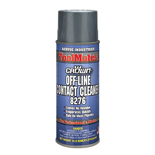 Crown 8276 Off-LINE Contact Cleaner - 10 oz Aerosol, Colorless