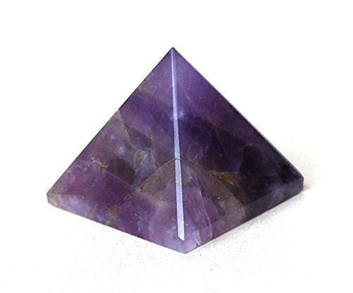 Spiritual Elementz Amethyst Pyramid (1'Inch) Stone of Spirituality & Peace of Mind.