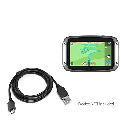 BoxWave Tomtom Rider 400 Cable, [DirectSync Cable] Durable Charge and Sync Cable for Tomtom Rider 400