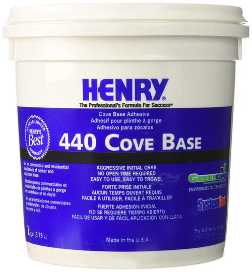 HENRY, WW COMPANY 12111 Cove Base Adhesive