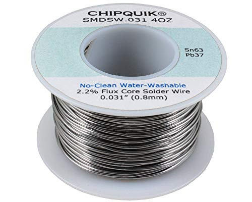 Chip Quik SMDSW .031 4OZ SOLDER 63/37 TIN/LEAD .031 DIAMETER 4 OZ SPOOL
