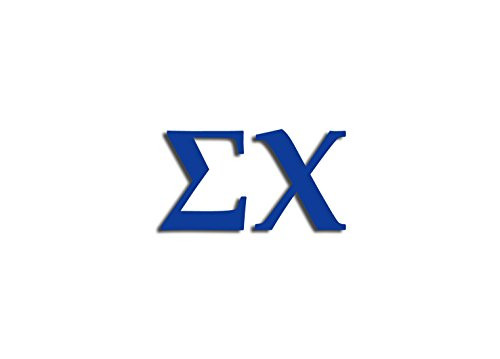 Officially Licensed Sigma Chi 6" x 3" Window Decal - Blue