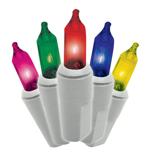 Brite Star 150 Count 8-Function Chasing Light Set, White Wire, Multicolor