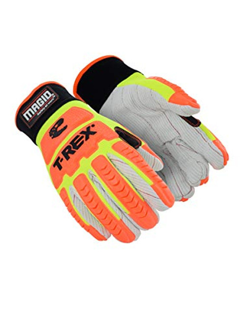 Magid T-REX Primal Series TRX510 Cotton Blend Corded Palm Impact Glove  Cut Level A2 (1 Pair)