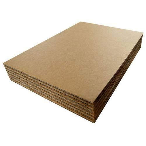 Corrugated Cardboard Filler Insert Sheet Pads 1/8" Thick - 12 x 9 Inches for Packing, mailing, and Crafts - 10 Pack