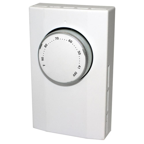 King Electric K102 Double Pole Line Voltage Thermostat 120V/240Voltwhite