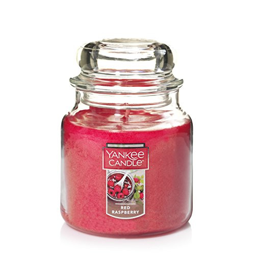 Yankee Candle Medium Jar Candle, Red Raspberry