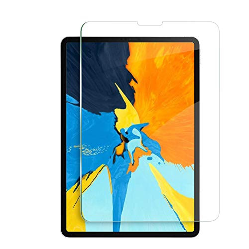 Olesit iPad Pro 11 Inch Screen Protector, [Full Compatible with Face ID] 9H Hardness HD Clear Tempered Glass Screen Protector for New iPad Pro 11 inch (2018 Release)
