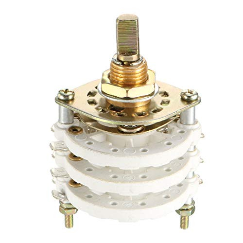 uxcell 3P6T 3 Pole 6 Position 3 Deck Band Channel Rotary Switch Selector