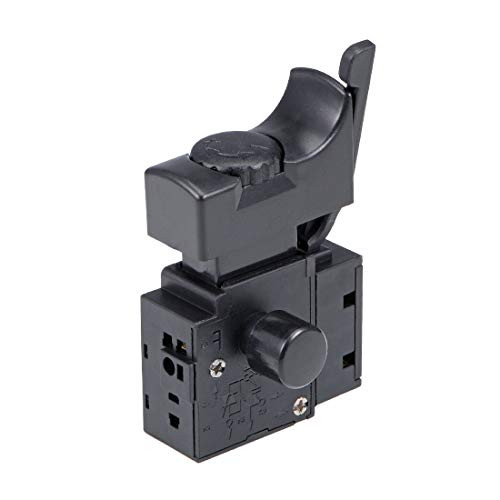 uxcell Trigger Switch FA2-6/IBEK for 6A-Series Electric Drill Hammer 250V-6A Tool Power Speed Control Push Button Switch
