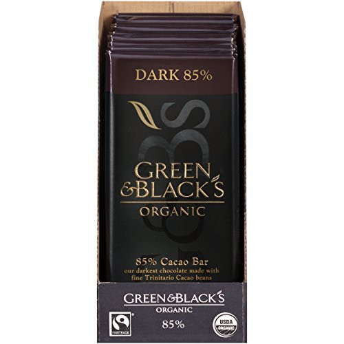 Green & Black's Organic Dark Chocolate, 85% Cacao, 3.5 Ounce (Pack of 10) Green & Black's Organic Dark Chocolate, 85% Cacao, 3.5 Ounce (Pack of 10)