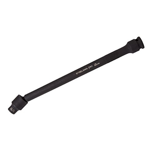 Steelman Pro 99046 5/16-Inch Swivel Head 3/8-Inch Drive, 9-Inch Extension Impact Socket