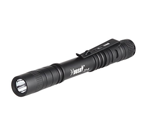 LAFEINA Mini LED Flashlight, Pocket Clip 120LM CREE LED Aluminum Pen Light, Torch Lamp Powered by AAA Batteries for Medical, Nursing, Hiking, Camping, Emergency