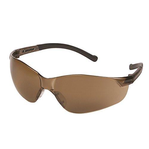 ERB Safety 17970 Inhibitor Safety Glasses, Frame with Brown Lens, Plastic, One Size, Smoke ERB Safety 17970 Inhibitor Safety Glasses, Frame with Brown Lens, Plastic, One Size, Smoke