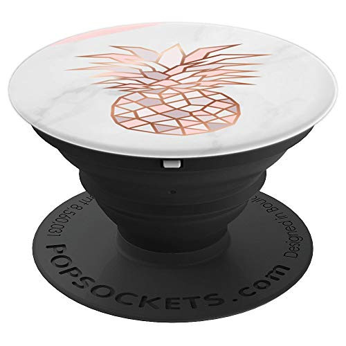Cute Rose Gold Popsocket Pineapple on White Marble Pattern - PopSockets Grip and Stand for Phones and Tablets Cute Rose Gold Popsocket Pineapple on White Marble Pattern - PopSockets Grip and Stand for Phones and Tablets