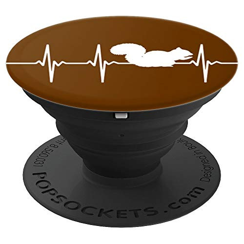 Squirrel Heartbeat EKG Brown - PopSockets Grip and Stand for Phones and Tablets Squirrel Heartbeat EKG Brown - PopSockets Grip and Stand for Phones and Tablets