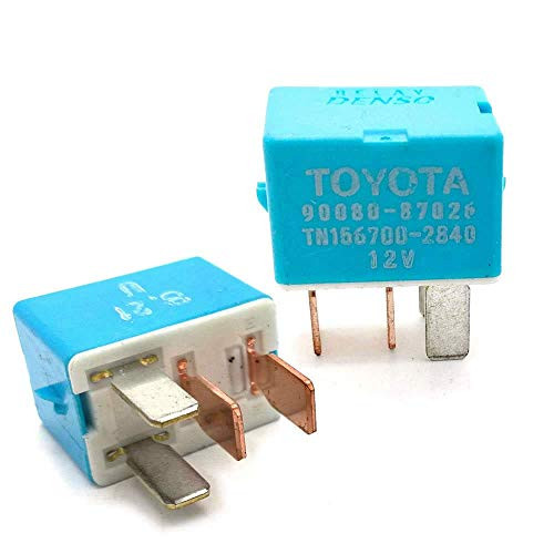 2 Pack AC Relay fit for 1997-2014 Toyota Corolla Prius Lexus and Scion Vehicles OEM 90080-87026 90987-02027 90987-02028