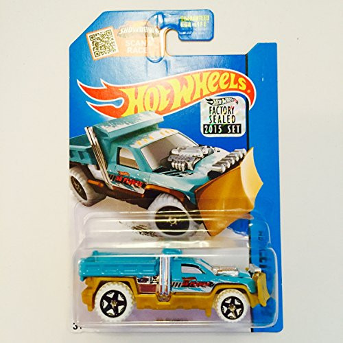 Hot Wheels 2015 City Works So Plowed Deep Sky Blue Card 6/250