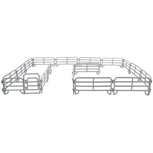 TOYMANY 18PCS Corral Fencing Panel Accessories Playset Includes 2 Gates Fences, Plastic Fence Toys for Barn Paddock Horse Stable or Farm Animals Horses Figurines, Educational Gift for Kids Toddlers TOYMANY 18PCS Corral Fencing Panel Accessories Playset Includes 2 Gates Fences, Plastic Fence Toys for Barn Paddock Horse Stable or Farm Animals Horses Figurines, Educational Gift for Kids Toddlers