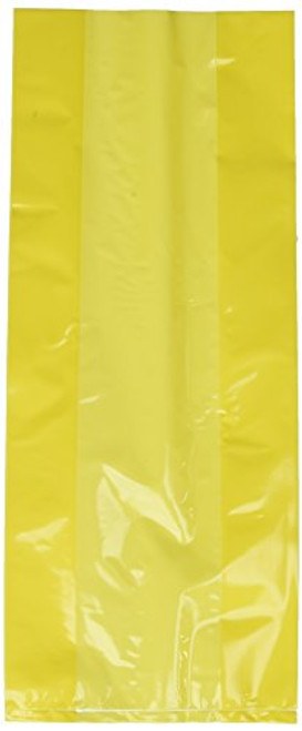 Amscan Cello Party Bag, Small | Yellow Sunshine | Party Accessory | 300 Ct. Amscan Cello Party Bag, Small | Yellow Sunshine | Party Accessory | 300 Ct.