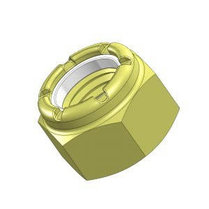 Grade 8 Nylon-Insert Hex Locknuts, 9/16"-18 - (Pack of 10)