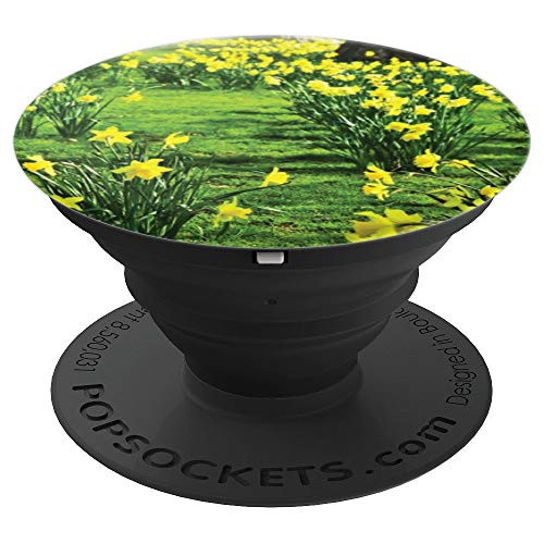 Yellow Daffodil-Flower Phone Device Beautiful Floral Gift - PopSockets Grip and Stand for Phones and Tablets