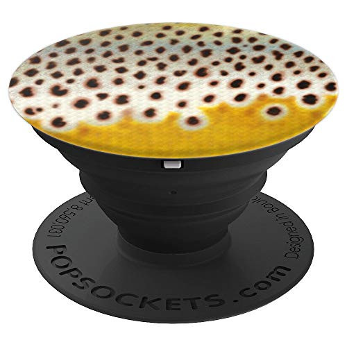 Brown Trout Art - PopSockets Grip and Stand for Phones and Tablets