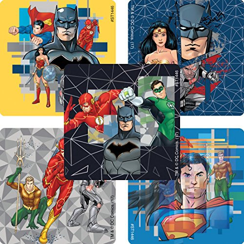 SmileMakers Justice League Stickers - Prizes 100 per Pack