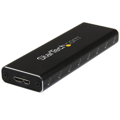 StarTech.com M.2 to SATA SSD Enclosure - USB 3.0 with UASP - External M.2 SSD Enclosure - Aluminum StarTech.com M.2 to SATA SSD Enclosure - USB 3.0 with UASP - External M.2 SSD Enclosure - Aluminum