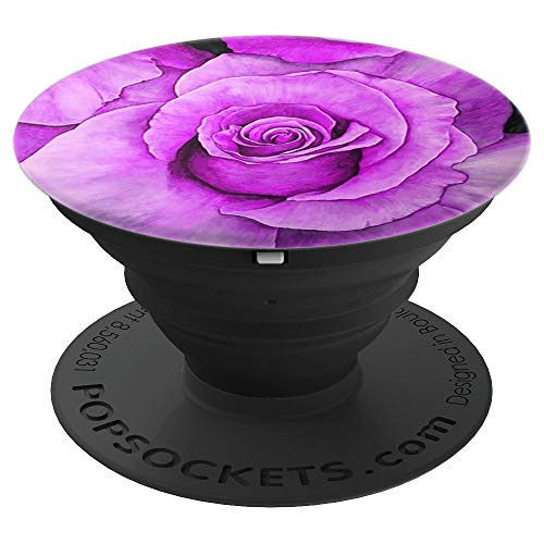 Rose Purple Floral Watercolor Flower - PopSockets Grip and Stand for Phones and Tablets Rose Purple Floral Watercolor Flower - PopSockets Grip and Stand for Phones and Tablets