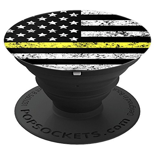 Tow Truck Driver Thin Yellow Line Flag - Cool Gift - PopSockets Grip and Stand for Phones and Tablets