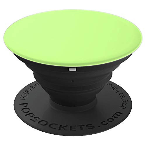Light Lime Green - Bold - Solid Color Series - PopSockets Grip and Stand for Phones and Tablets