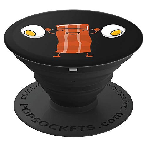 Bacon Lifting Eggs Funny Keto Snatch Squat Barbell Weight PopSockets Grip and Stand for Phones and Tablets Bacon Lifting Eggs Funny Keto Snatch Squat Barbell Weight PopSockets Grip and Stand for Phones and Tablets