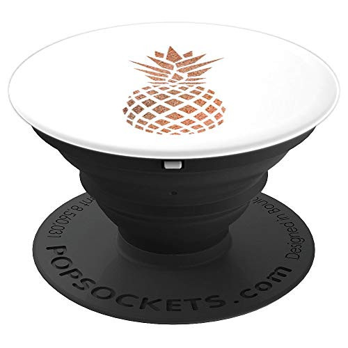 Rose Pineapple White - PopSockets Grip and Stand for Phones and Tablets