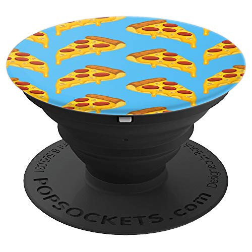 Pepperoni Pizza Lover Slice Pattern Gift Light Blue - PopSockets Grip and Stand for Phones and Tablets Pepperoni Pizza Lover Slice Pattern Gift Light Blue - PopSockets Grip and Stand for Phones and Tablets