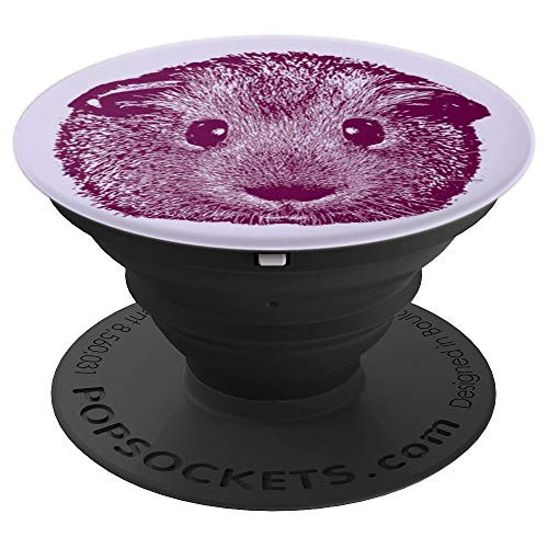 Cute Guinea Pig Gift Rodent Pet Lover Furry Potato Purple - PopSockets Grip and Stand for Phones and Tablets