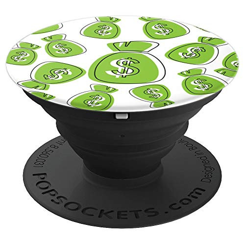 Green Money Bags - PopSockets Grip and Stand for Phones and Tablets