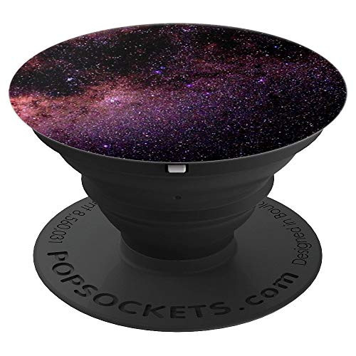 Purple Black Galaxy Space Nebula - PopSockets Grip and Stand for Phones and Tablets